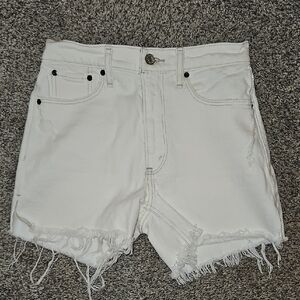 White Denim Women's Shorts